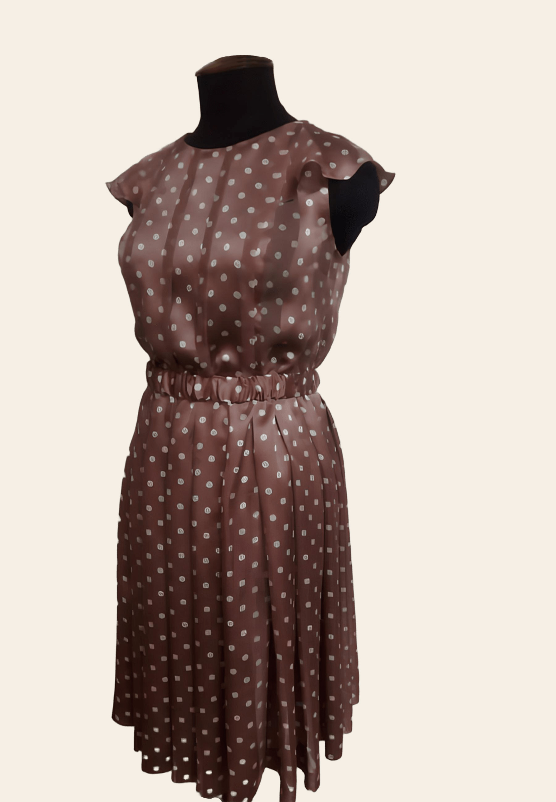 Платье горох